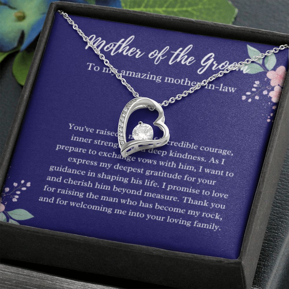 Mother of the Groom Necklace, Gift from Bride, Wedding Day, Mother-in-Law Jewelry, Future Mother-in-Law Gift