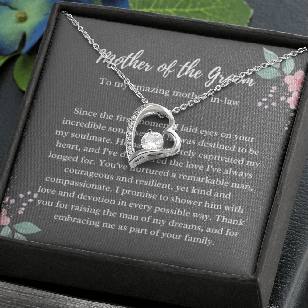 Mother of the Groom Necklace, Gift from Bride, Wedding Day, Mother-in-Law Jewelry, Future Mother-in-Law Gift