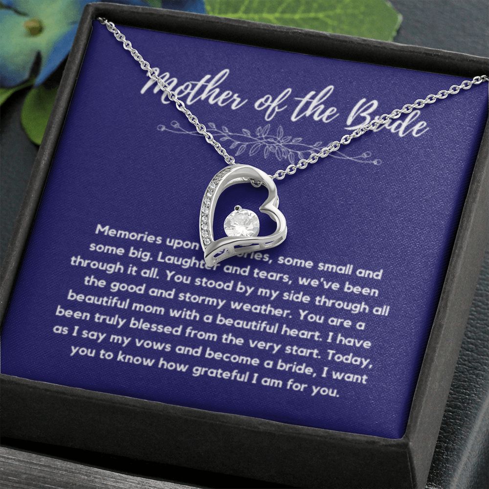 Mother of the Bride Gift from Bride, To My Mom on My Wedding Day, Mother of the Bride Necklace, Wedding Day Gift from Daughter