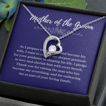 Mother of the Groom Necklace, Gift from Bride, Wedding Day, Mother-in-Law Jewelry, Future Mother-in-Law Gift