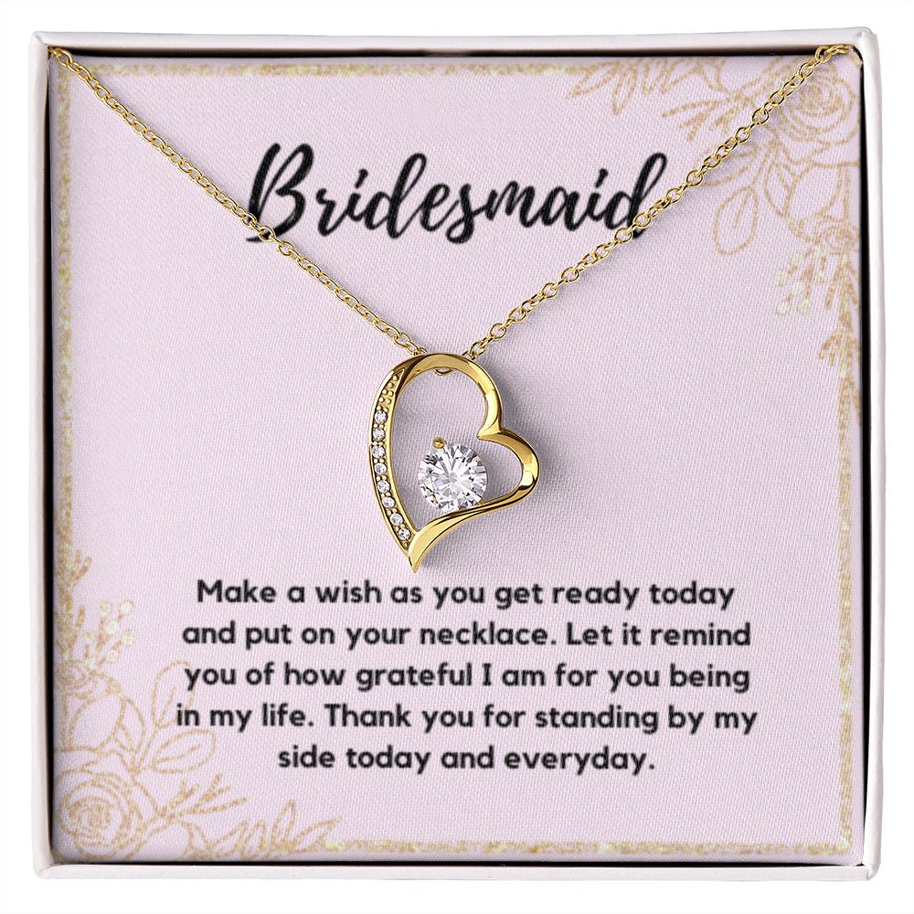 Bridesmaid Necklace Gift, Bridesmaid Thank You Gift, Bridal Party Gift Jewelry, Wedding Party