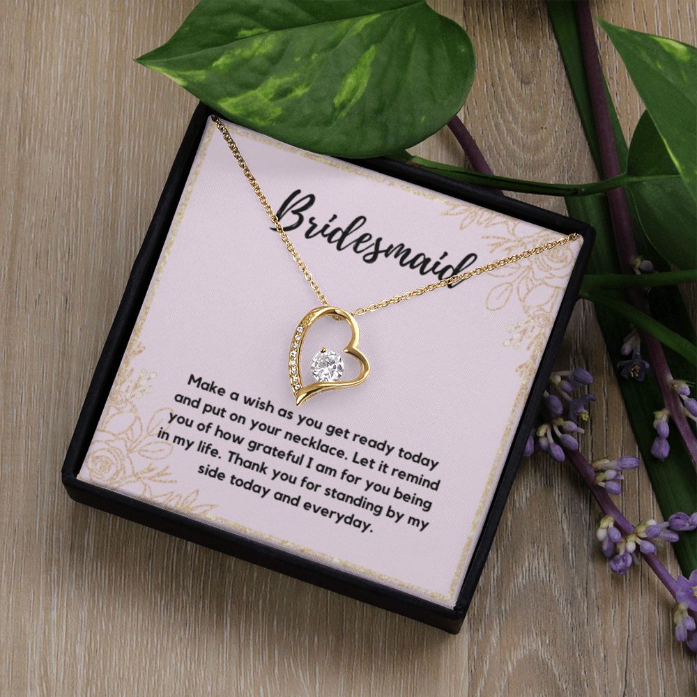 Bridesmaid Necklace Gift, Bridesmaid Thank You Gift, Bridal Party Gift Jewelry, Wedding Party