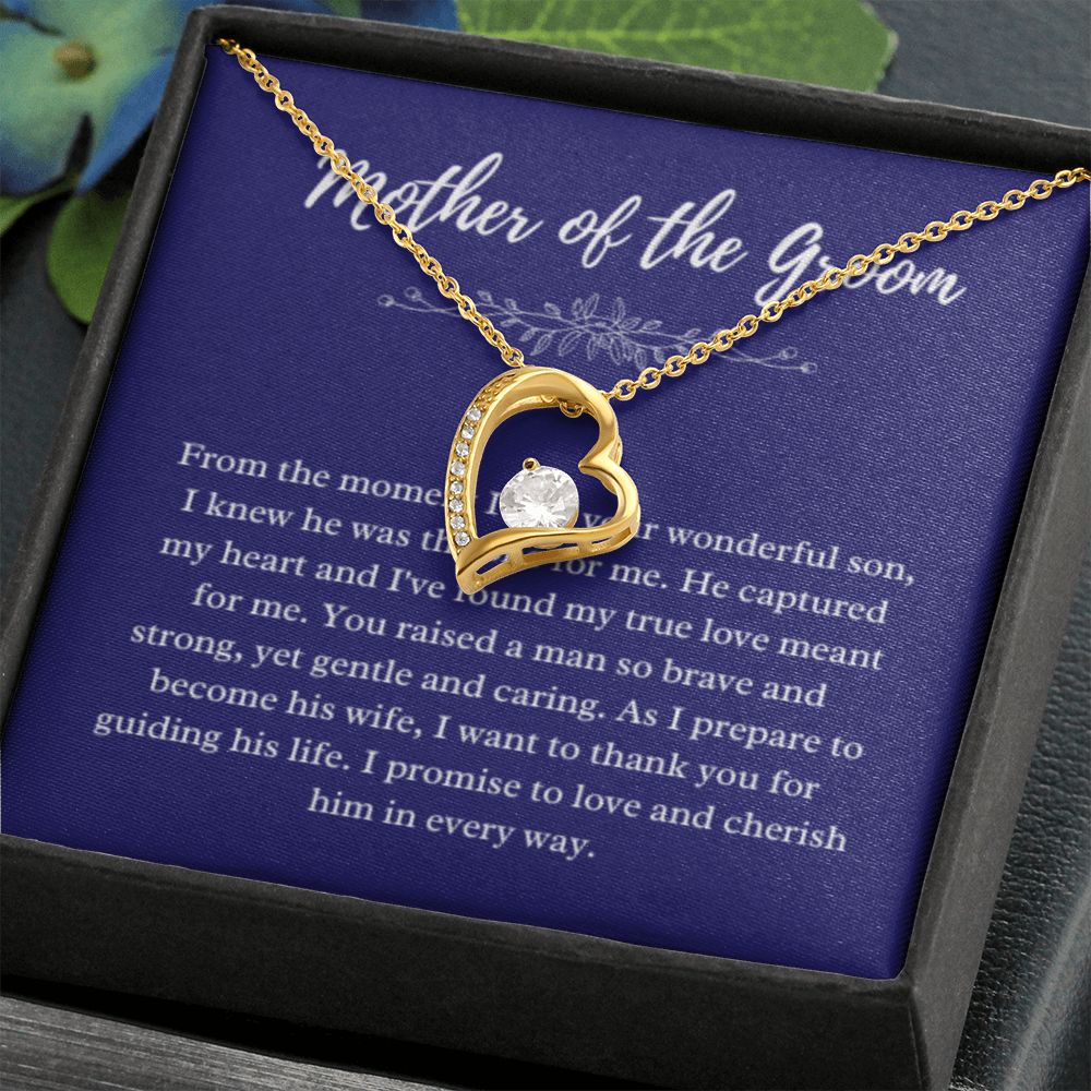 Mother of the Groom Necklace, Gift from Bride, Wedding Day, Mother-in-Law Jewelry, Future Mother-in-Law Gift