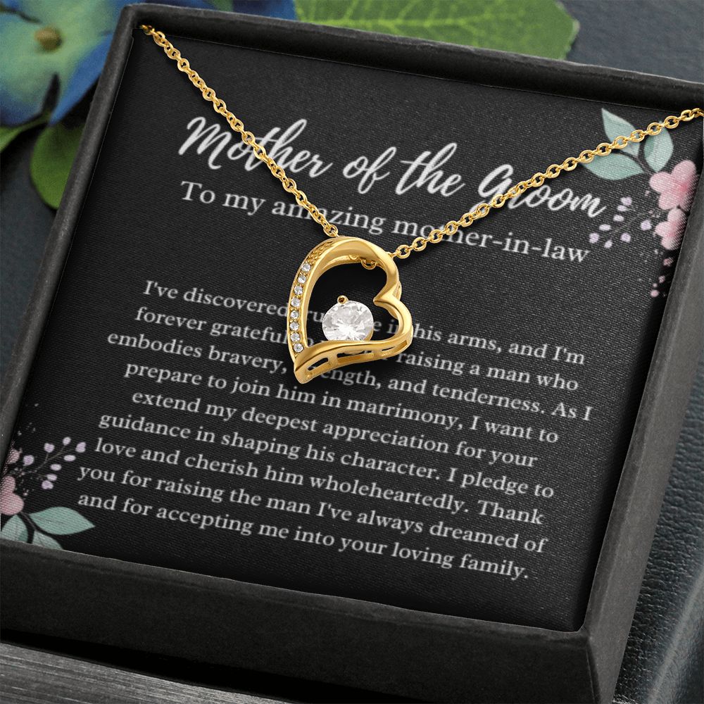 Mother of the Groom Necklace, Gift from Bride, Wedding Day, Mother-in-Law Jewelry, Future Mother-in-Law Gift