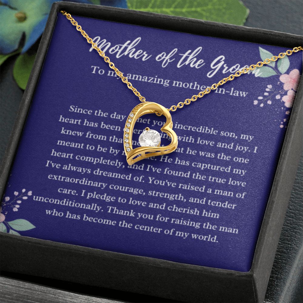 Mother of the Groom Necklace, Gift from Bride, Wedding Day, Mother-in-Law Jewelry, Future Mother-in-Law Gift