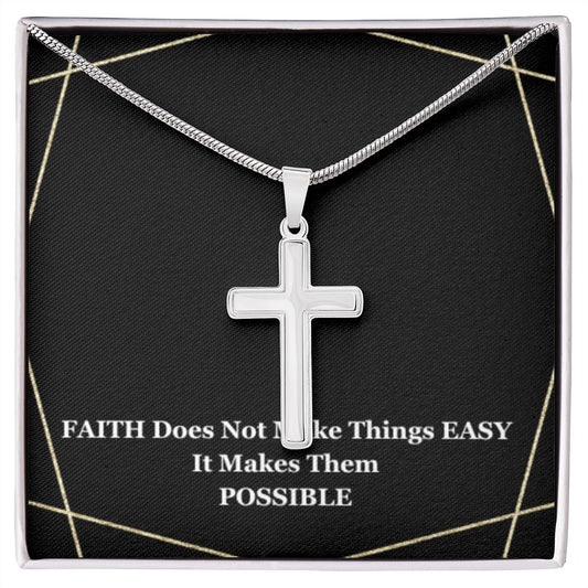 Cross Necklaces, Faith Necklace, Christian Jewelry, Birthday Gifts for Woman, Gifts for Man, Card Necklace, Aesthetic, Christmas Necklace, Gifts for Women, Gift Card