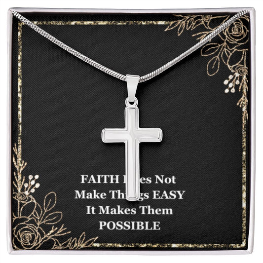 Cross Necklaces, Faith Necklace, Christian Jewelry, Birthday Gifts for Woman, Gifts for Man, Card Necklace, Aesthetic, Christmas Necklace, Gifts for Women, Gift Card