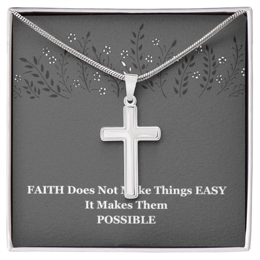 Cross Necklaces, Faith Necklace, Christian Jewelry, Birthday Gifts for Woman, Gifts for Man, Card Necklace, Aesthetic, Christmas Necklace, Gifts for Women, Gift Card