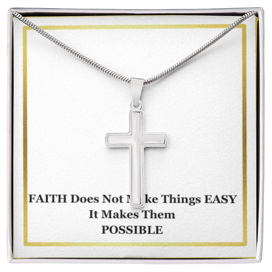 Cross Necklaces, Faith Necklace, Christian Jewelry, Birthday Gifts for Woman, Gifts for Man, Card Necklace, Aesthetic, Christmas Necklace, Gifts for Women, Gift Card