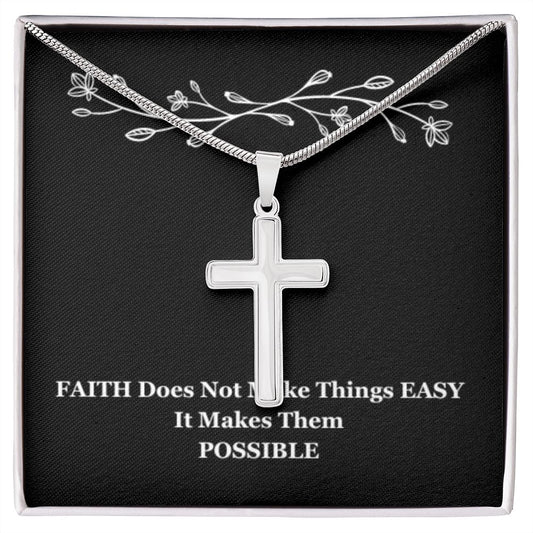 Cross Necklaces, Faith Necklace, Christian Jewelry, Birthday Gifts for Woman, Gifts for Man, Card Necklace, Aesthetic, Christmas Necklace, Gifts for Women, Gift Card