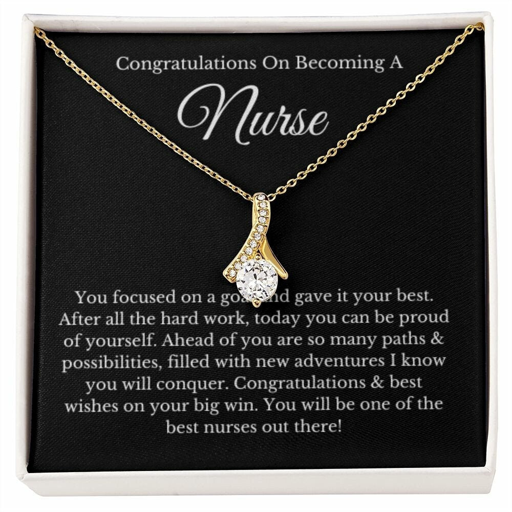 Nurse Graduation Gift, Graduation Gift For Nurse, New Nurse Gift, Future Nurse Gift, Nursing Student Graduation Gift Necklace