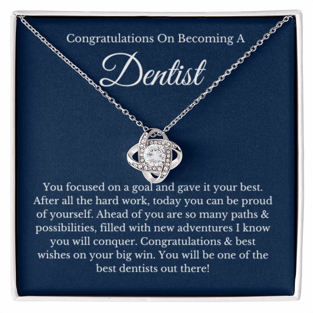 Message Card, Dentist Graduation Gift, Graduation Gift For Dentist, New Dentist Gift, Future Dentist Gift, Dental Student Grad Gift Jewelry