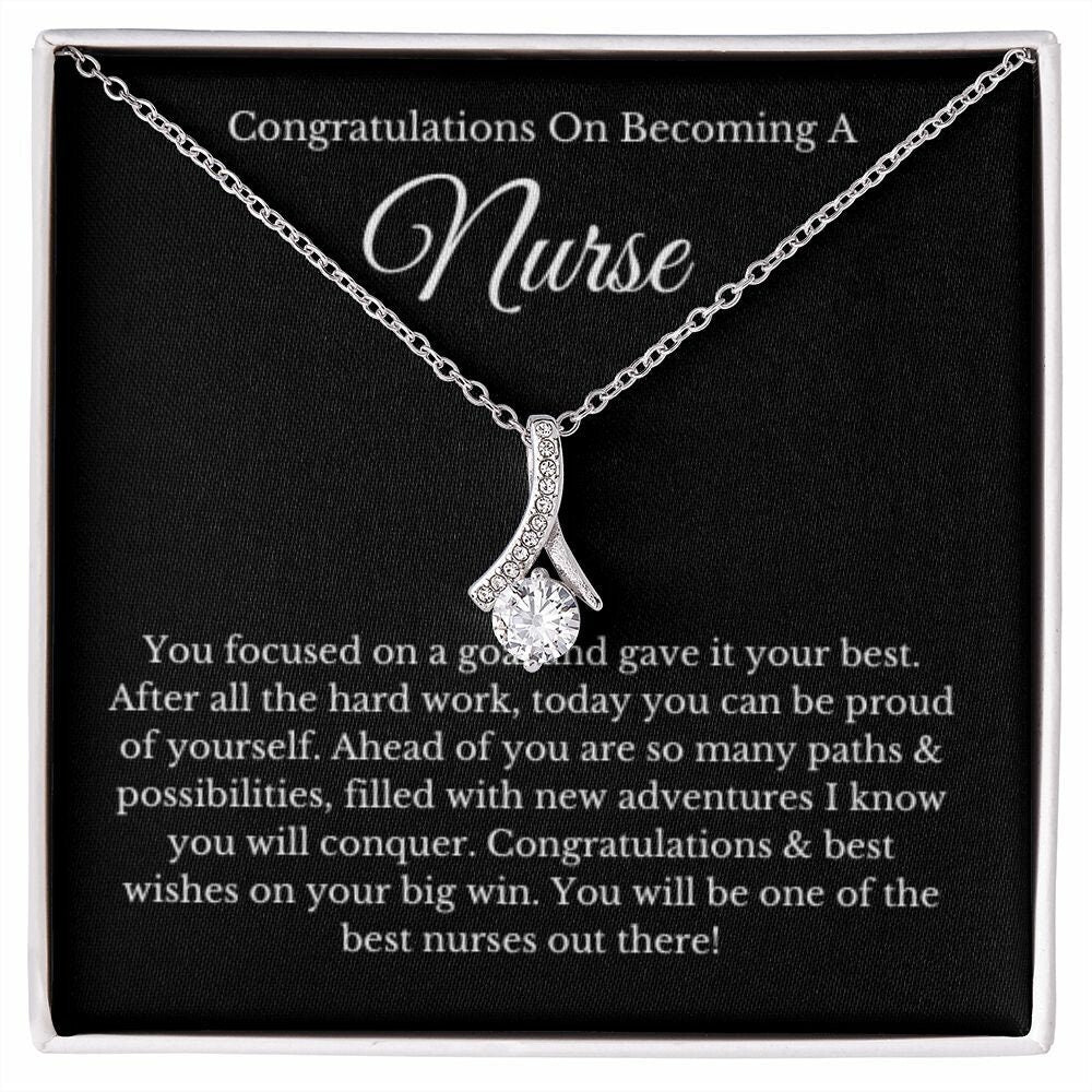 Nurse Graduation Gift, Graduation Gift For Nurse, New Nurse Gift, Future Nurse Gift, Nursing Student Graduation Gift Necklace